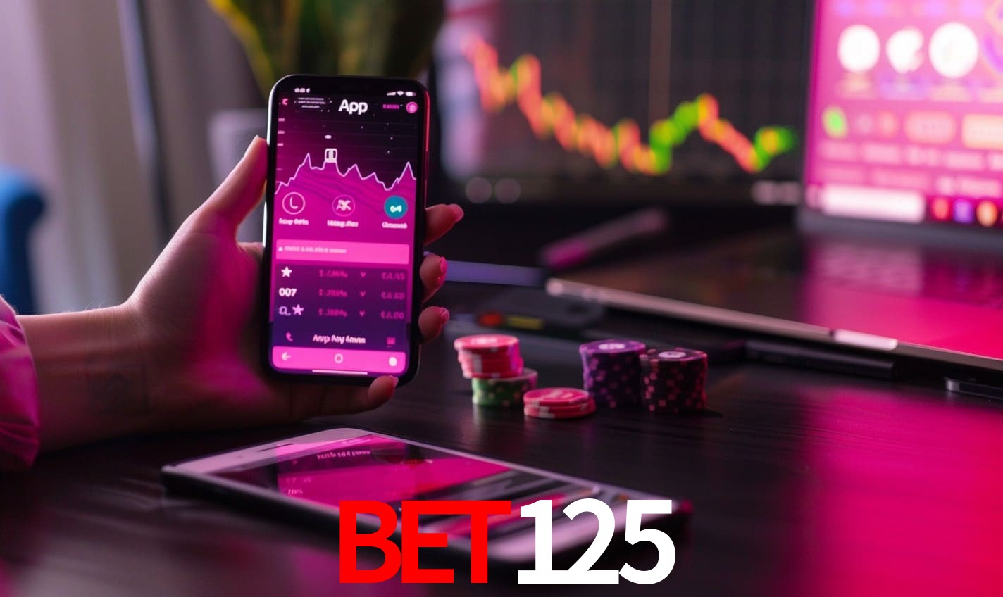 Comparação APP mobile vs versão web da bet125